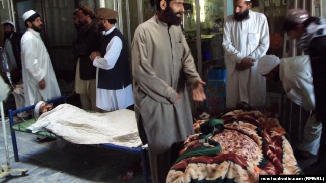 All of those wounded in the Khost blast are civilians, with several in critical condition.