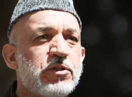 Afghan President Hamid Karzai