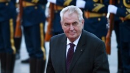 Președintele Milos Zeman la Beijing în 2014