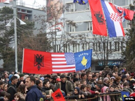 Proslava dvogodišnjive nezavisnosti Kosova u Prištini, 17 februar 2010.