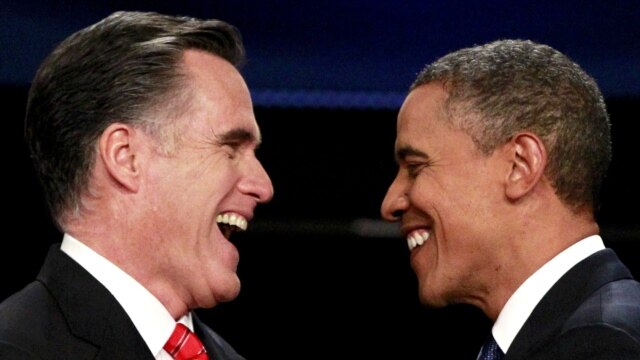 He's voting for Romney and she's plumping for Obama -- politics are a bone of contention in the Marountas household.  
