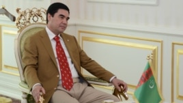 Ready for some company? President Gurbanguly Berdymukhammedov