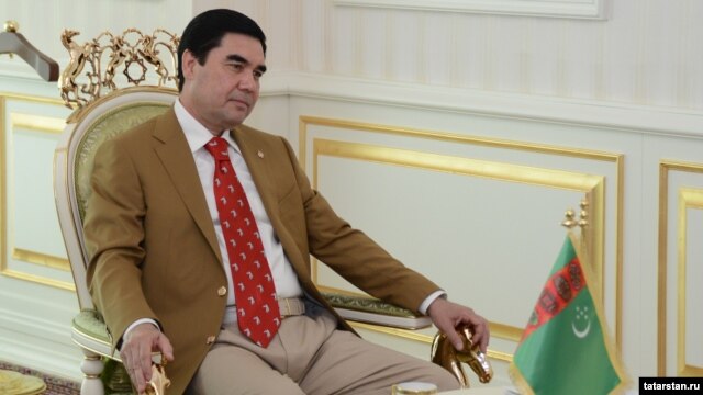 Ready for some company? President Gurbanguly Berdymukhammedov