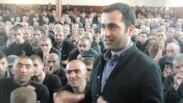 Ադրբեջանցի ազատազրկված ակտիվիստ Բախտիյար Հաջիեւ, Բաքու, ապրիլ, 2012թ.