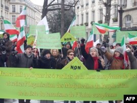 Xalq Mücahidləri Təşkilatı tərəfdarlarının Parisdə aksiyası, 06 yanvar 2009