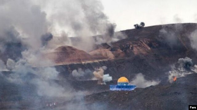 The Iranian troops stormed and captured a replica of the mosque in the city of Qom on November 20.