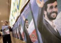 Ahmadinejad's posters in Tehran