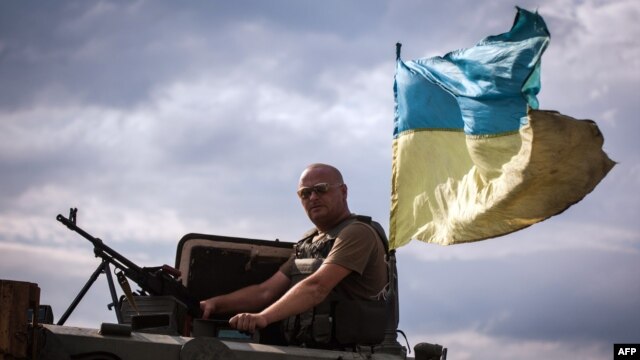 Украинские военнослужащие в зоне АТО, Донецкая область