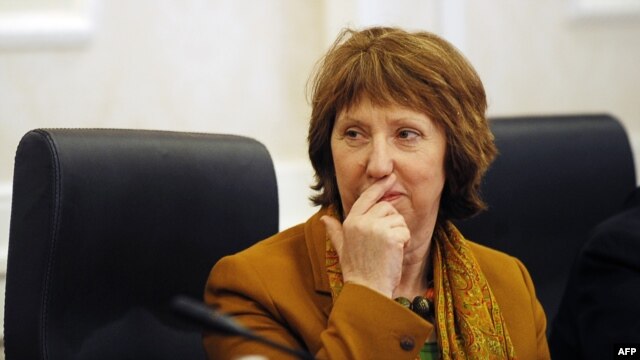 EU foreign policy chief Catherine Ashton chaired the talks