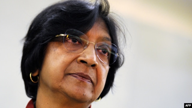 UN Commissioner for Human Rights Navi Pillay