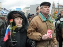 Pushkin Square, Moscow, April 14 (RFE/RL)