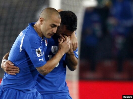 Сборная Италии существенно понизила рейтинг чемпионата мира по футболу