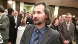 Moldova - Emilian Galaicu-Paun, writer, editor, RFE/RL freelancer, Chisinau, 16Jan2013