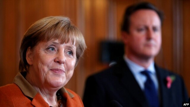 Angela Merkel dhe David Cameron