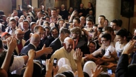 Papa Franjo u Katedrali Srca Isusova