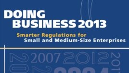 World -- Doing Business 2013 book cover, 23Oct2012