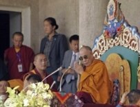 The Dalai Lama addresses the crowd at Ulan Bator's Central Sports Stadium on August 23 (AFP)