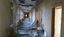 Донецк ауыл шаруашылығы өндірісі институтының Пески қаласындағы (Донецк облысы) ғимаратының қазіргі қалпы. ()