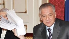 Croatia -- Prime Minister Ivo Sanader announces that his government has officially recognized Kosovo's independence from Serbia, Zagreb, 19Mar2008