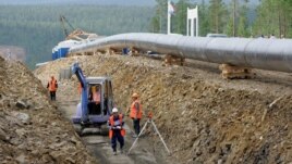 Oleoductul siberian în direcția Asiei