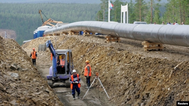 Oleoductul siberian în direcția Asiei