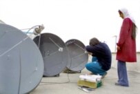 Despite periodic government crackdowns, satellite dishes are common in Iran (epa)