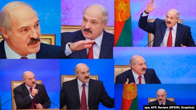 Пресс-конференция Александра Лукашенко во Дворце Независимости