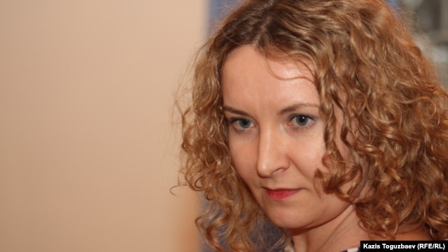Tatyana Trubacheva, editor in chief of the opposition newspaper "Golos respubliki"
