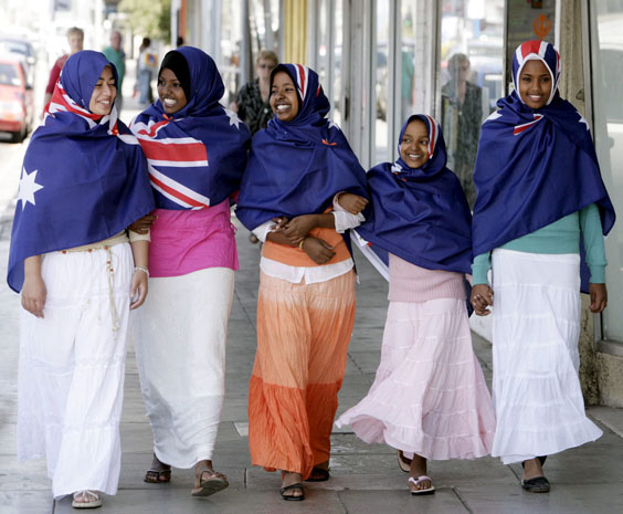 australian muslim girls