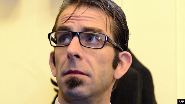 Randy Blythe of Lamb of God in a Prague court on March 4