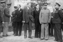 Иосиф Сталин на Тегеранской конференции. 1943 год