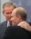 U.S. President George W. Bush (left) with his host, Russian President Vladimir Putin, at the G8 summit in St. Petersburg in July (epa)
