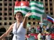 Sukhumi residents celebrate Russia\'s recognition of Abkhaz independence