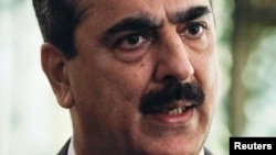 Pakistan's Prime Minister Yusuf Raza Gilani