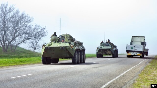 Переброска украинских военных в Донецкую область