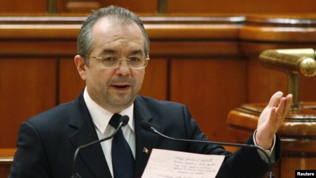 Emil Boc has resigned as Romania's prime minister. (file photo)