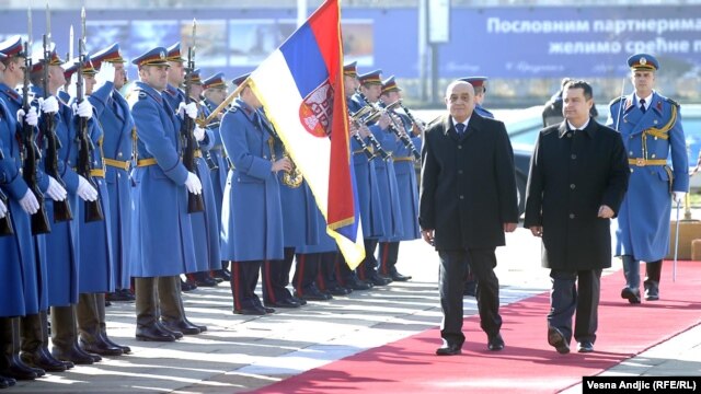 Vjekoslav Bevanda i Ivica Dačić prilikom susreta u Beogradu