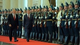 Қирғиз президенти Остонада катта илтифот билан қарши олинди.