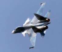 An Su-30-MK fighter plance produced by Sukhoi (epa)