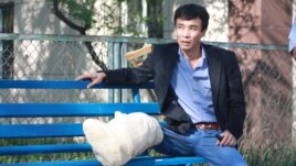 Жәбірленуші Дүйсенбек Нұров. Ақтау, 27 сәуір 2012 жыл.