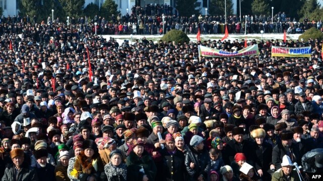 Ош қаласындағы шеру. 1 наурыз 2012 жыл.