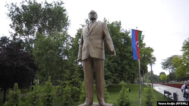 Serbia's new statue