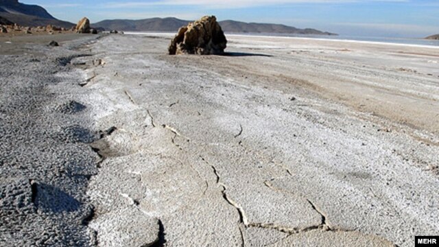 Lake Orumieh (Urmia), located near Iran's border with Turkey, has been a flash point for previous protests. 