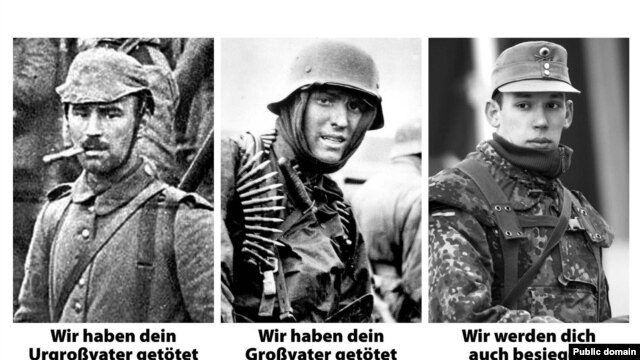 Leaflets in German and Serbian have been targeting German troops serving in the NATO-led Kosovo Force.
