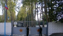 The gates to the Qabala radar station that Russia currently leases from Azerbaijan.