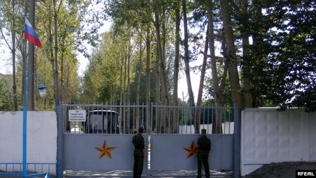 The gates to the Qabala radar station that Russia currently leases from Azerbaijan.