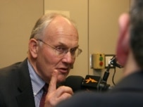 U.S. Senator Larry Craig at RFE/RL (RFE/RL)