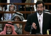 Saddam Hussein in court (file photo) (epa)