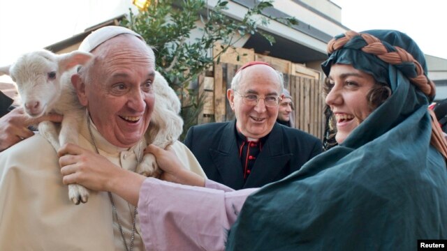 Папа Франциск на праздник Крещения, 6 января 2014