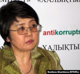 Зауреш Батталова, оппозиционный политик. Астана, 23 мая 2012 года.